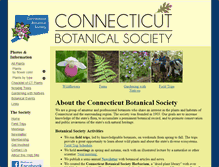 Tablet Screenshot of ct-botanical-society.org
